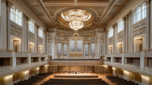 Ornate Concert Hall Architecture