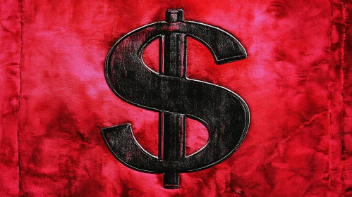 Monetary Symbol on Red Fur