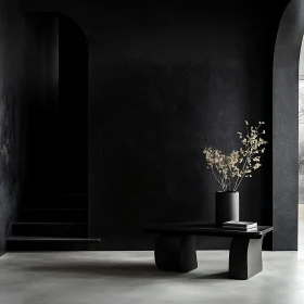 Minimalist Dark Interior Design