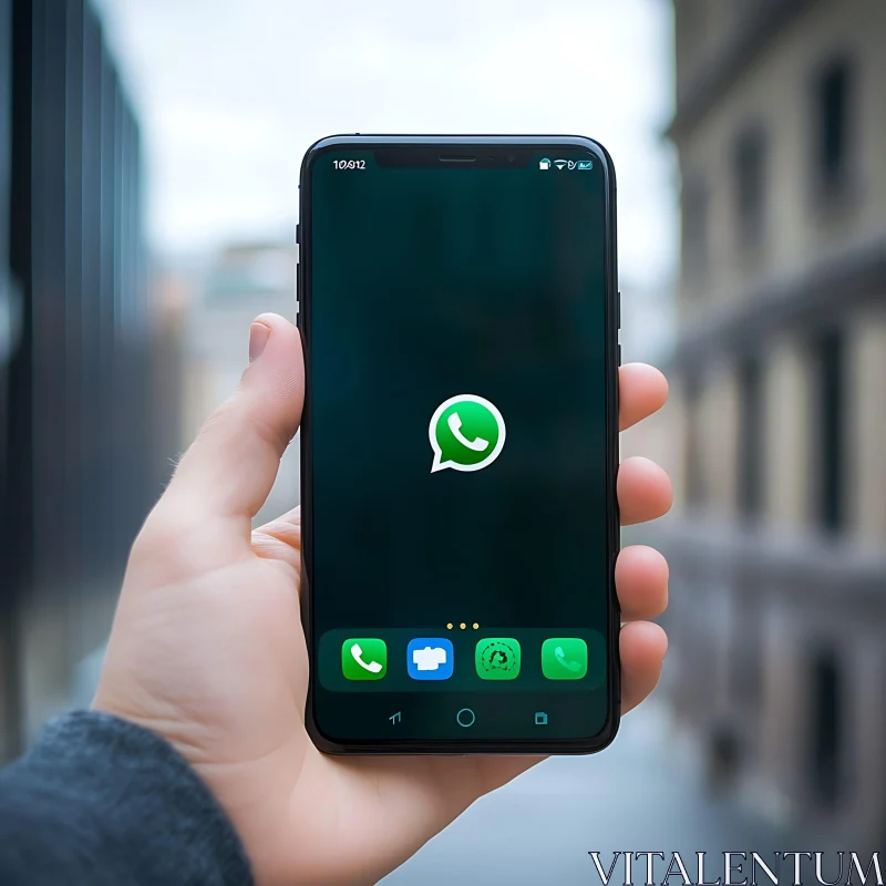 AI ART Mobile Communication with WhatsApp