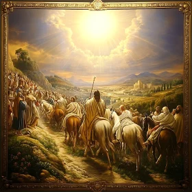 Equestrian Pilgrimage Towards the Light