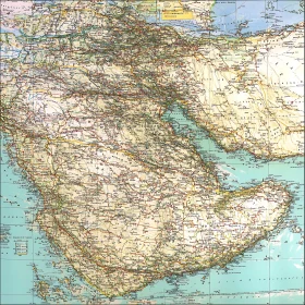Vintage Middle East Cartography