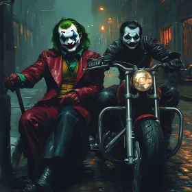 Jokers on Motorcycle