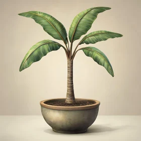 Indoor Palm Tree in Pot