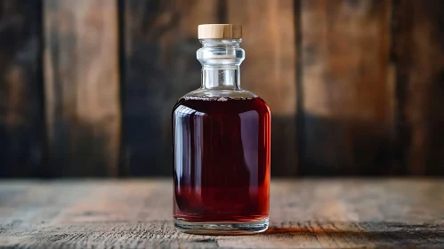 Rustic Glass Bottle Still Life