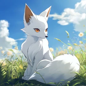 Fox in Field