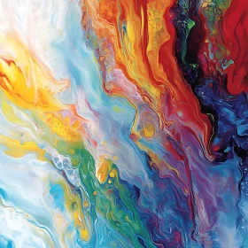 Colorful Fluid Abstract Art