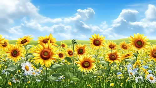 Field of Sunflowers