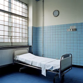 Silent Room: Hospital Bed Still Life