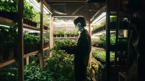 Robot Cultivating Indoor Garden