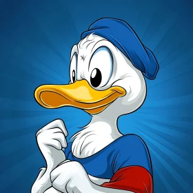 Classic Donald Duck Cartoon Image