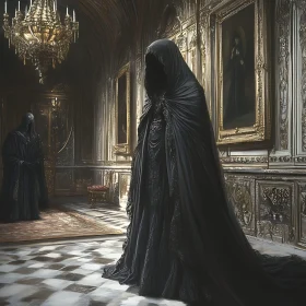 Dark Figure in Palace