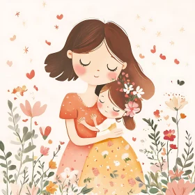 Loving Embrace: A Mother's Affection