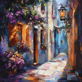 Floral Adorned Street Art