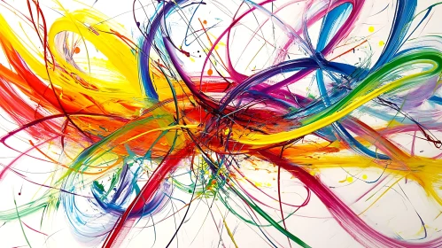 Energetic Swirls in Abstract Expressionism