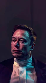 Elon Musk Detailed Portrait