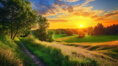 Sunset Meadow Path