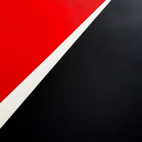 Minimalist Red and Black Abstract Painting