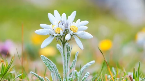 Magnificent Edelweiss Flowers in Nature