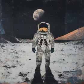 Lunar Explorer Painting