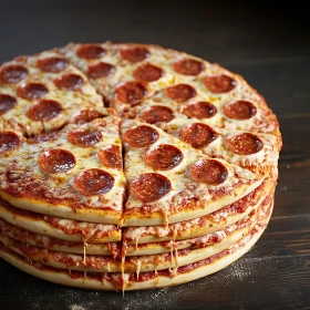 Layered Pepperoni Delight