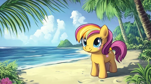 Tropical Beach Pony