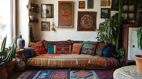 Eclectic Home Decor with Textile Daybed