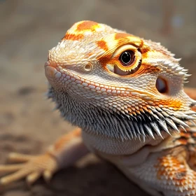 Orange Bearded Dragon