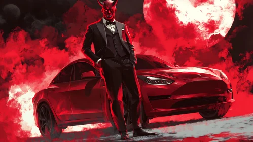 Infernal Elegance: Devil and His Ride