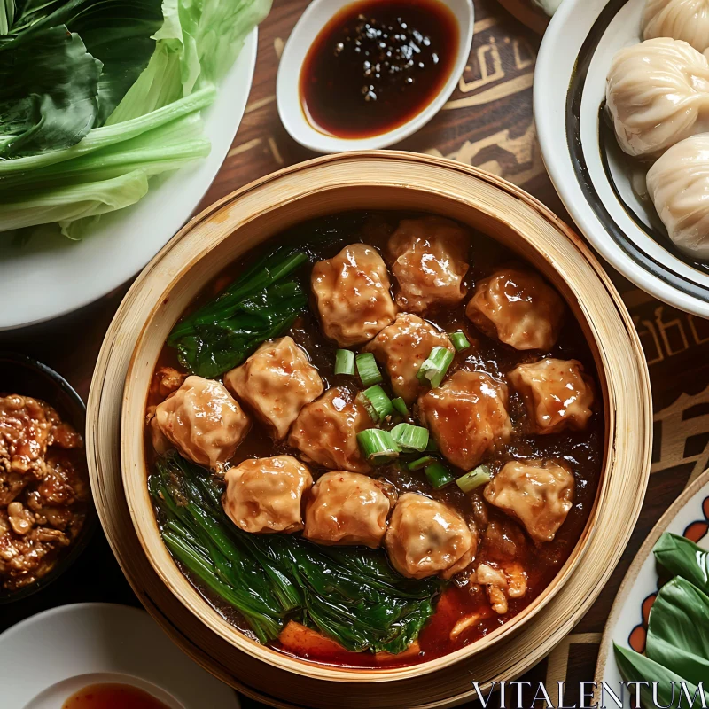Asian Style Steamed Dumplings
