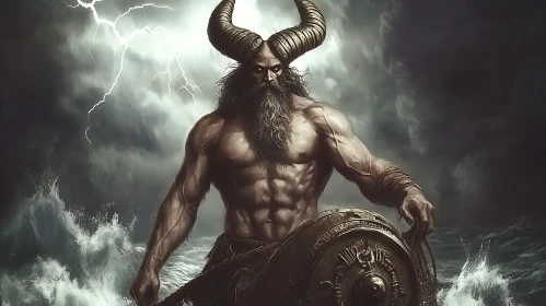 Horned Warrior in Tempest