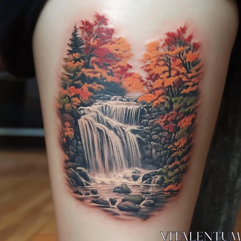 Autumn Landscape Tattoo