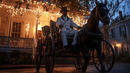 Vintage Horse-Drawn Carriage Ride