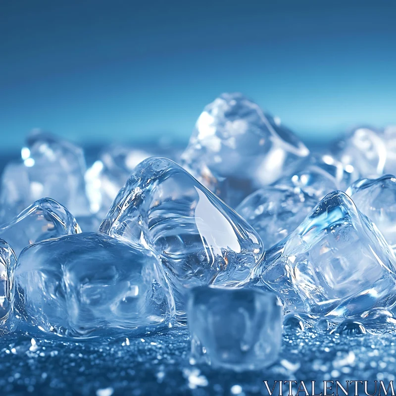 Detailed Look at Ice Cubes