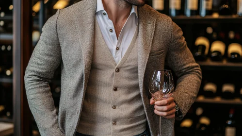 Sophisticated Wine Connoisseur