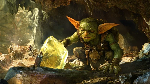 Goblin's Treasure in the Depths of Cave