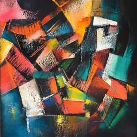 Colorful Geometric Abstract Art