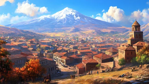 Mountain View Cityscape