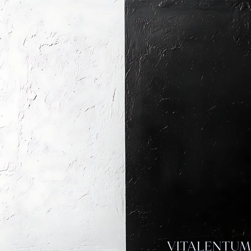 Minimalist Black and White Abstract