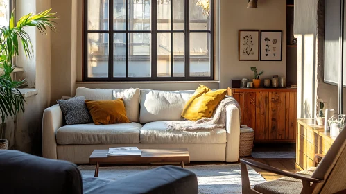 Cozy Home Interior with Natural Light