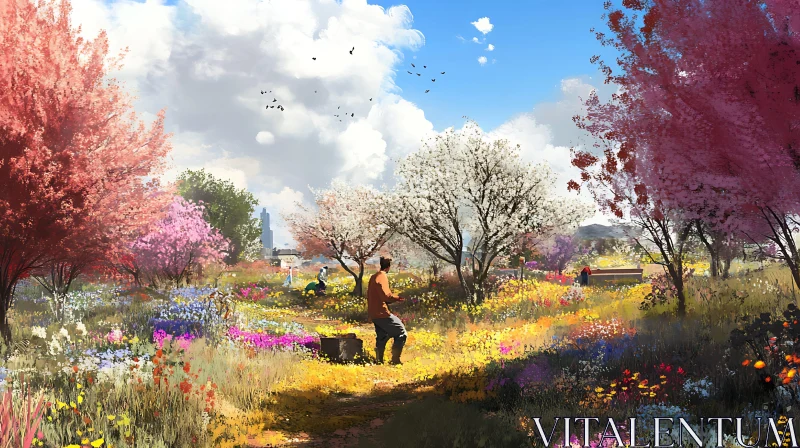 Floral Meadow in Springtime