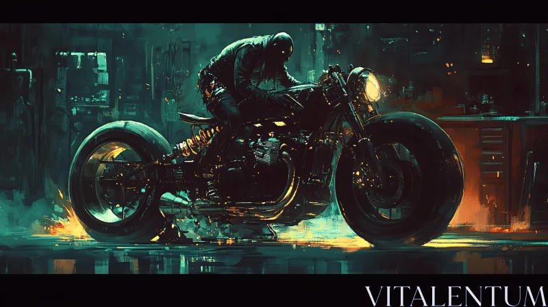 Urban Motorcycle Night Ride