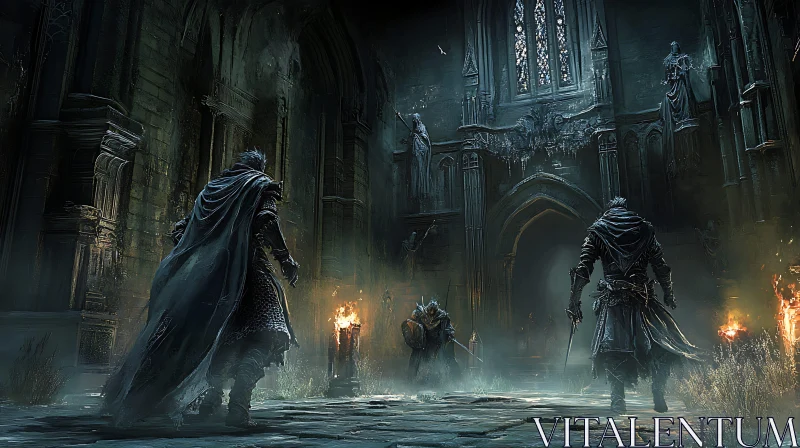 Warriors in a Gothic Hall