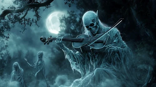 Moonlit Serenade of the Undead
