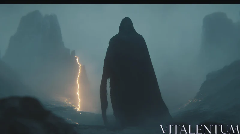 Silhouette in a Storm