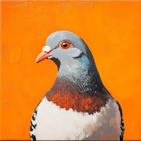 Urban Pigeon Painting