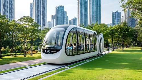 Modern Transit in Green City Park
