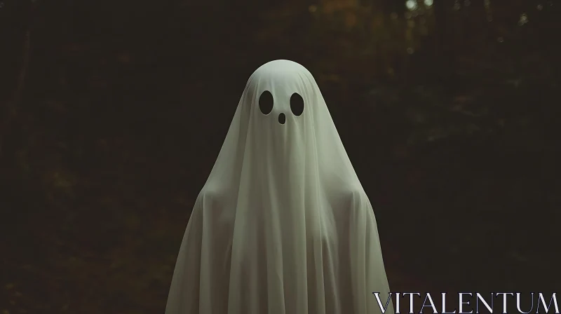 Mysterious Ghost in the Dark Forest