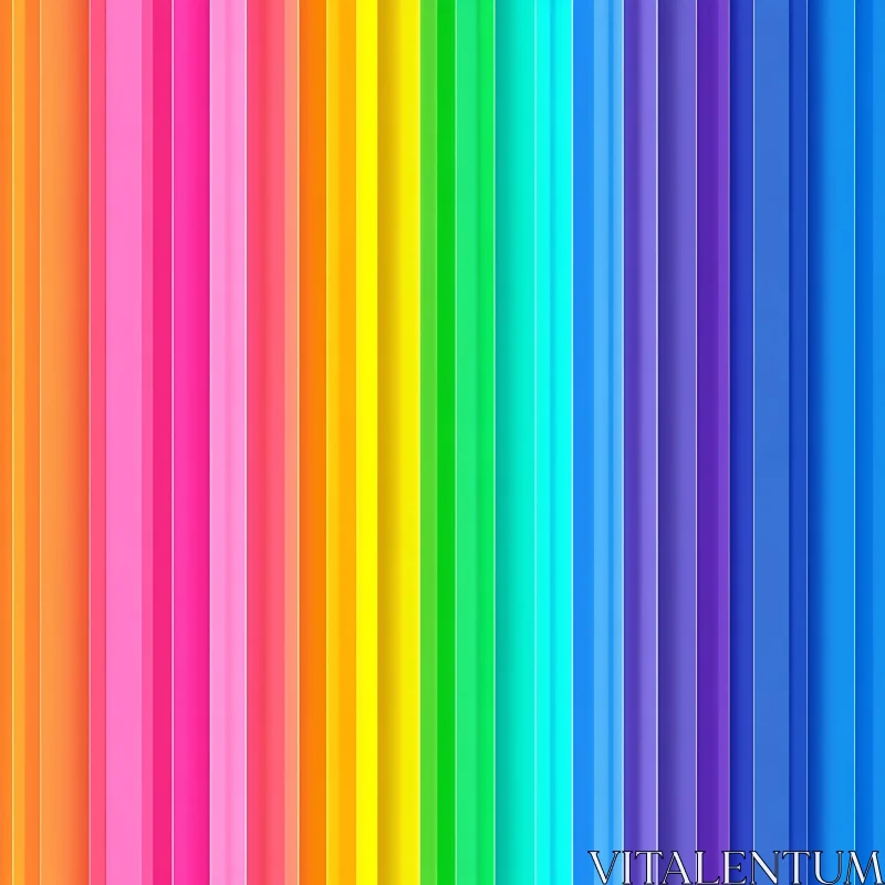 AI ART Seamless Rainbow Color Palette Background