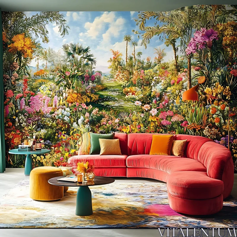 AI ART Vibrant Interior Design